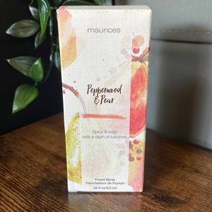 Maurices Fragrance Sprays pepperwood and pear travel